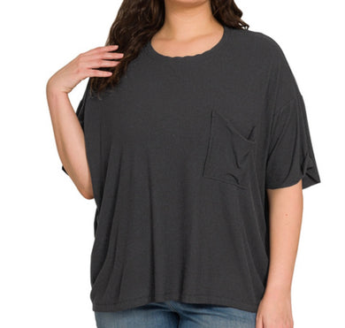 Brixton Top Plus Black