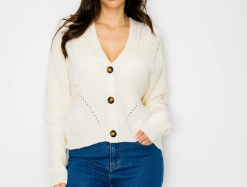 Maggie Cardigan Cream