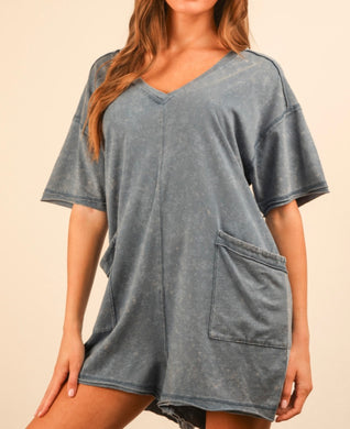 Tessa Romper Blue