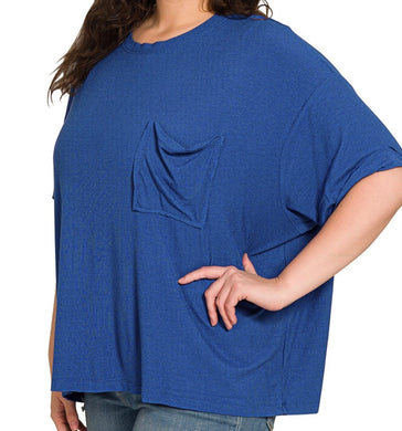 Brixton Top Plus Blue