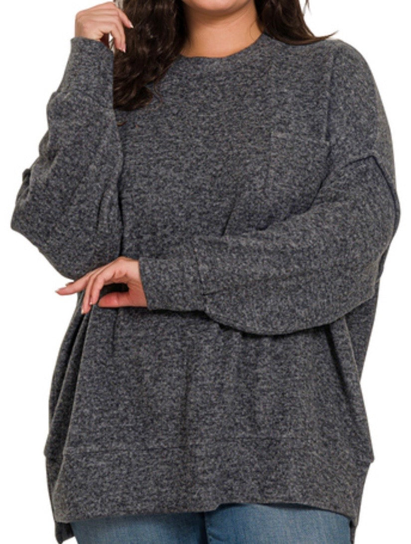 Kristy Top Plus Black