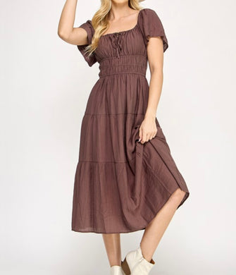 Morgan Dress Plum