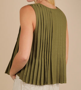 Sarah Top Olive