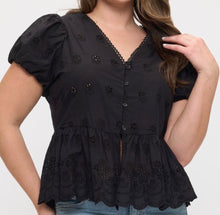 Josie Top Plus Black