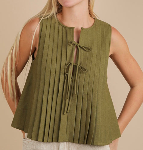 Sarah Top Olive