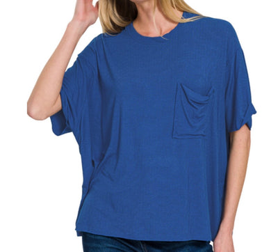 Brixton Top Blue