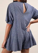 Brittany Romper Blue