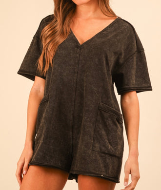 Tessa Romper Black