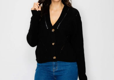 Maggie Cardigan Black