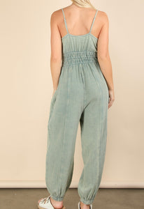 Amber Jumpsuit Sage