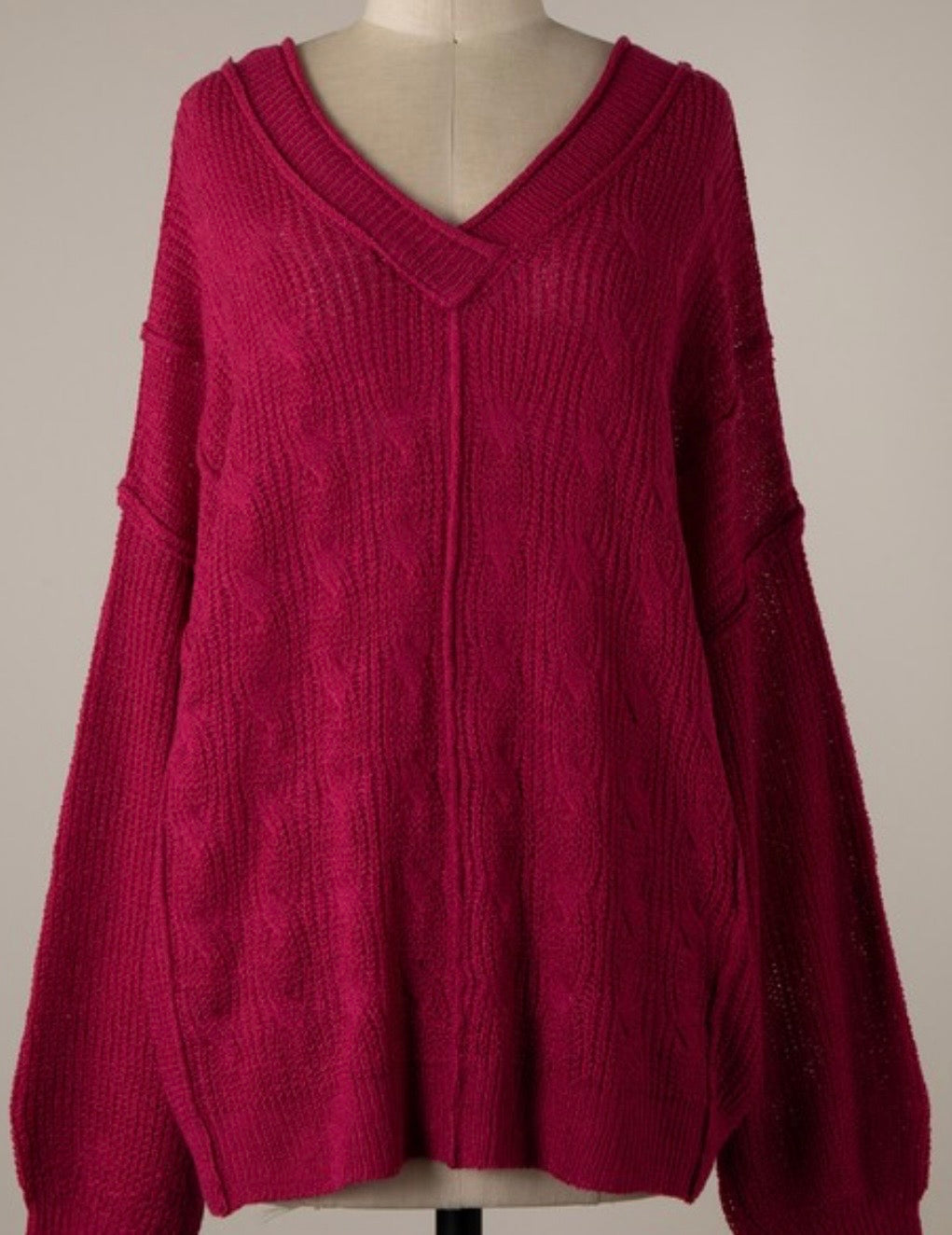 Morgan Sweater Cabernet